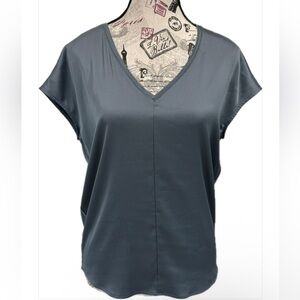 White House Black Market Woven Jetsetter tee